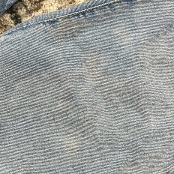 Kendal & Kylie Highrise Pleated Blue Jeans - Picture 10 of 12